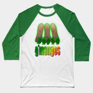 GreenSkinMango g’mangos TikiSkateLogo Baseball T-Shirt